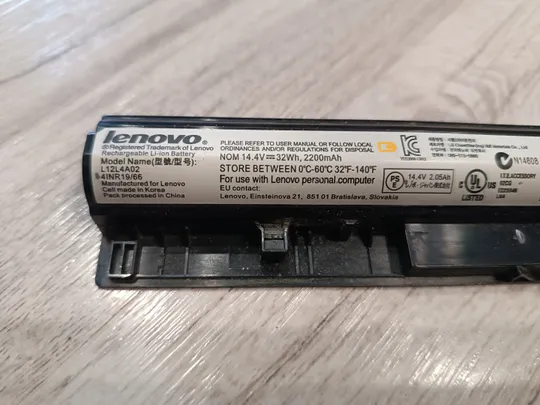 Купити Аккумулятор для ноутбука Lenovo G500S G505 Z710 G400 G40-30 G50-45 G50-70 Z40-70 S410p, 14.4 V 2600 mAh, L12L4A02  знос 70