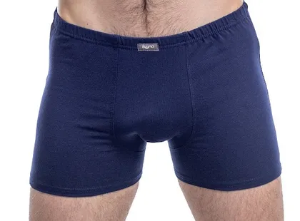 фото, Чоловічі труси боксери Bono МШ 950154 темно-сині (розміри: 46-54) 48