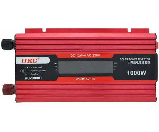 Инвертор 12V-220V UKC 1000W KC-1000D Ціна