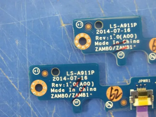 №295-9 Плата кнопки вкл LS-A911P для Dell Latitude E5550 5550 оригінал З аукціону