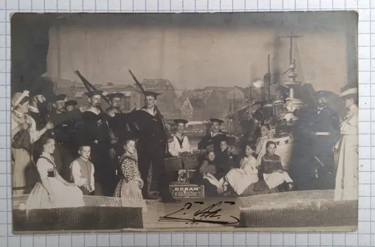 Поштова картка Фестиваль флоту. Театр. 1906 р. Німеччина uS13 Ціна