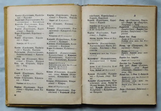 Книга - Словник власних імен людей - 1967 рік. Інтернет-аукціон
