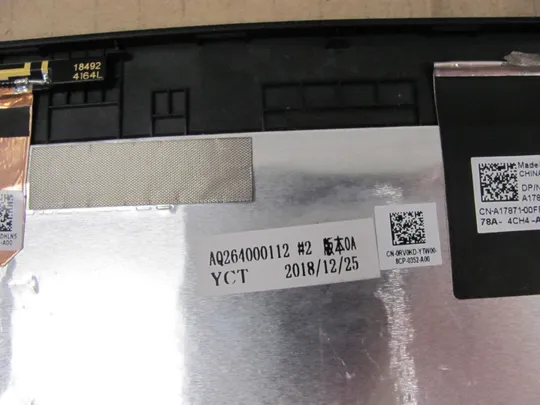 695-2 кришка матриці 0RV0KD AQ264000112 для Dell Latitude 77380 E7380 оригінал в Україні