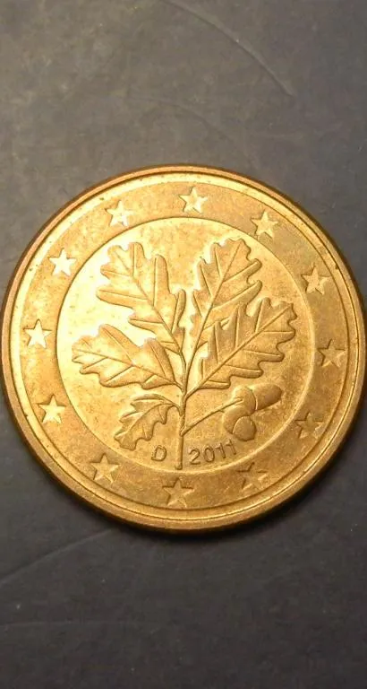 5 євроцентів 2011 D Німеччина Ціна