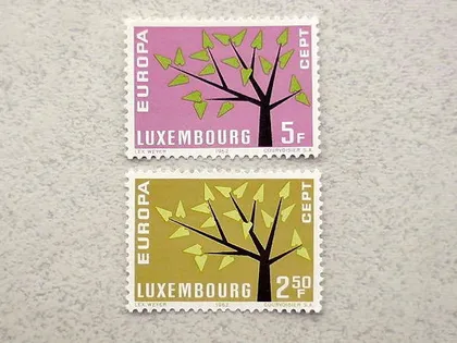 фото, Серія поштових марок Люксембург " Європа СЕРТ "  1962 рік **