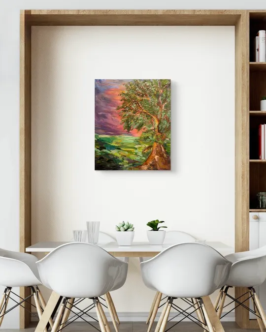 Картина «Осінній вітер» Ціна