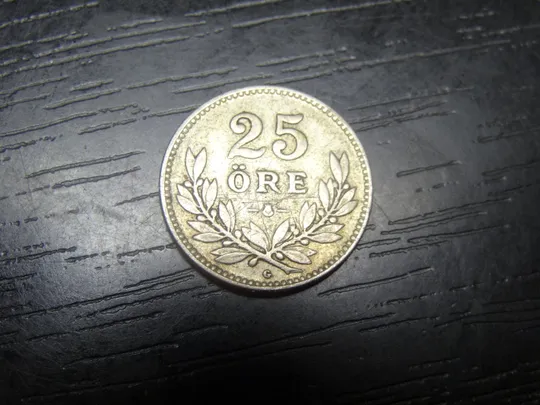 Купити 25 оре Швеція 1940 срібло