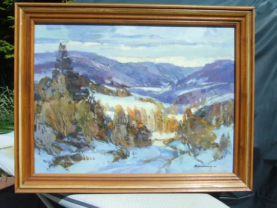 Закарпатская школа  Ердели Бокшая  Ковач  О .  раз.90х70 см.     также много другого. Продаж