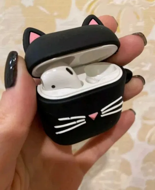 Силіконові чохли, кейси на Airpods 2 прозорі та із принтом! Продаж