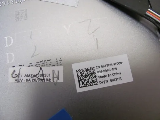 номер1001-2 кришка матриці Кришка дисплея Тильна кришка Корпус матриці Верхня кришка Задня кришка matrix cover Top Case LCD Cover Rear Lid Back Cover Housing Cabinet 094YHR  AM2V400301  для Dell Precision 7750 7760  оригінал Характеристики