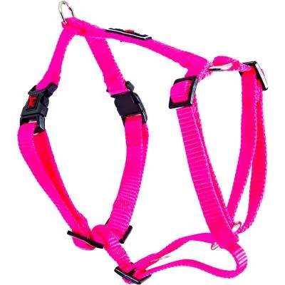 Шлей для собак GimDog Harlem H нейлон 1.0х33-44 см розовая (8009632059181) Ціна