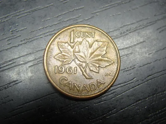 1 цент 1961 Канада Ціна