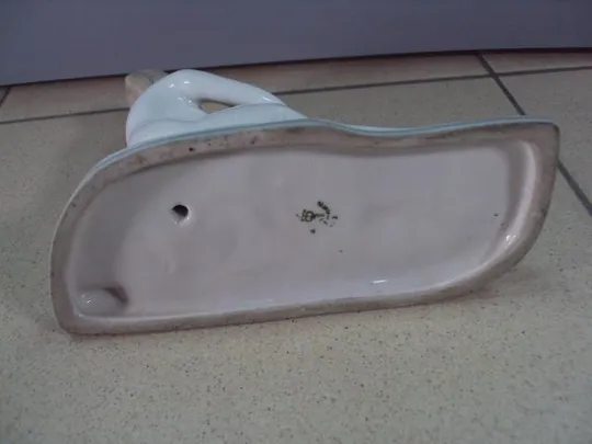 Фигура фарфор статуэтка Вербилки обнаженная девушка пляжница ню на пляже высота 14 см №12986 Характеристики