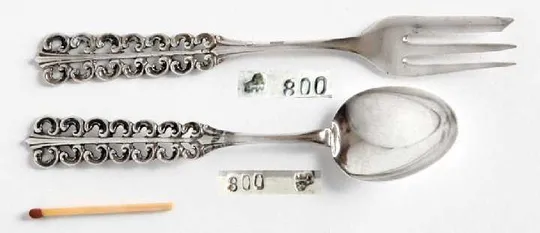 Купити Виделочка і ложечка №5 срібло 800 проба 1910-ті рр. Norway