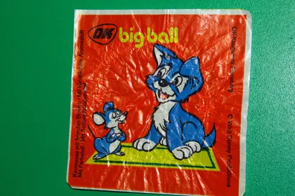 фото, ВКЛАДИШ ЕТИКЕТКА ВІД ЖУВАЛЬНОЇ ГУМКИ вкладыш OK Big Ball