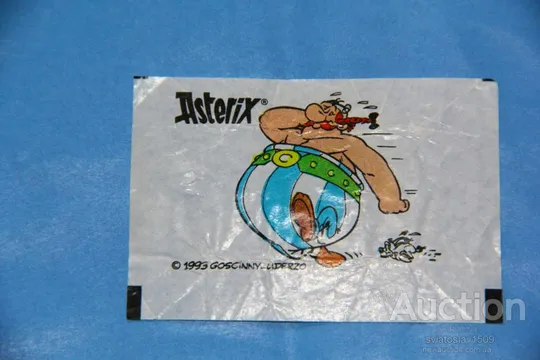 вкладыш от жевательной резинки ASTERIX Fleer Ціна