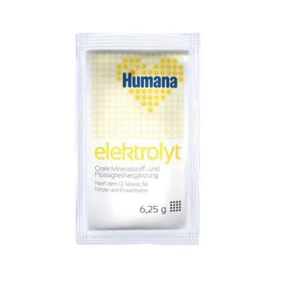 Детская смесь Humana Elektrolyt mit Banane Регидратационная Банан, от 1 года, 6.25 м (4820086820028 Ціна