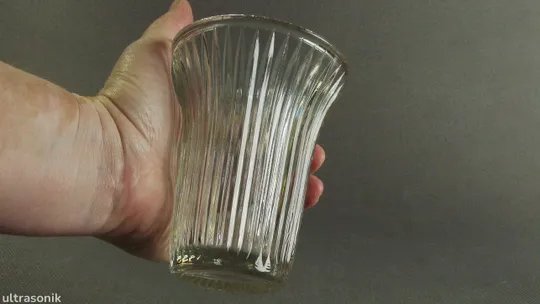 Ваза для квітів міні старе радянське прозоре скло Вживане Недорого