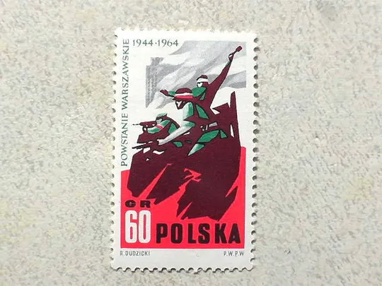 Поштова марка Польща &quot; Повстання Війна &quot; 1964 рік ** Ціна