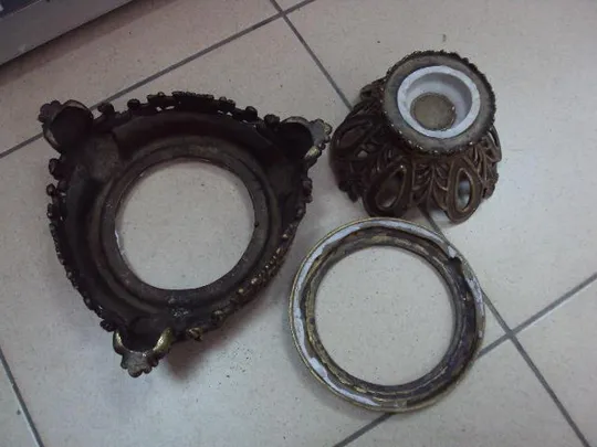 Комплект для вазы бронза детали фрагменты запчасти №11602 Інтернет-аукціон