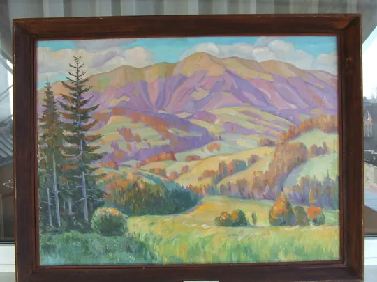 Закарпатская школа  Ердели Бокшая  Кидора О .  раз.80х70 см.также много другого. Характеристики