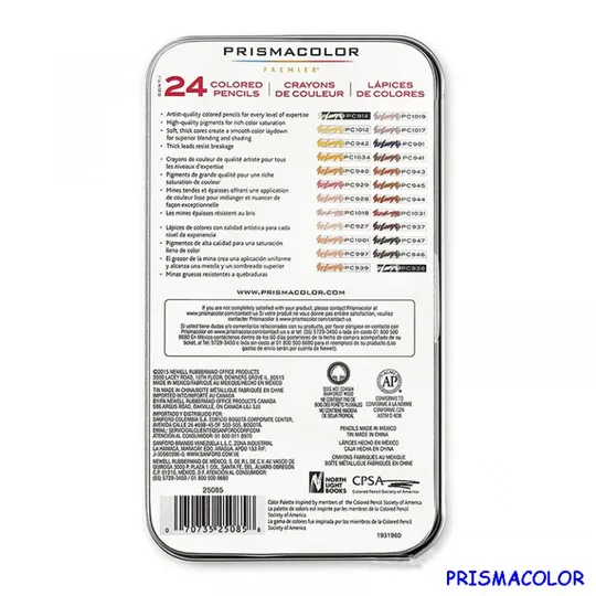 PRISMACOLOR Набор 24 портретных карандаша PORTRAIT З аукціону