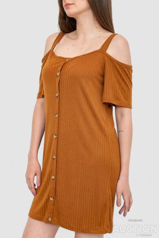 Сукня, цвет коричневый, 244R269 З аукціону