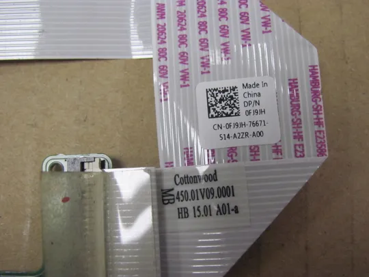 692-20  плата підключення клавіатури D6DJ7 0FJ9JH для  Dell Inspiron 13 7347 7348 7352 7437 оригінал З аукціону