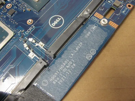 номер0910-14 материнська плата Mainboard,Материнка,Основна плата,Системна плата,Плата системи,Laptop motherboard,мамка,ноутбучна плата HD051 \ HDA51 LA-L402P SRLD3 i9-12900HK для Dell XPS 15 9520 Precision 5570  оригінал в Україні