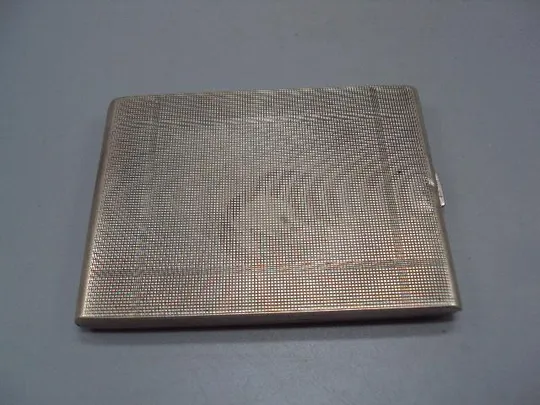 Портсигар серебро 835 проба РА 67 вес 151,15 г размер 8,2х10,1 см №3334 Ціна