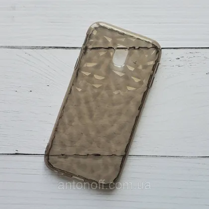 фото, Чохол Samsung J330F Galaxy J3 2017 для телефону сірий силіконовий
