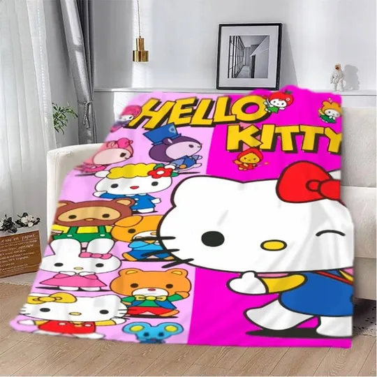 Плед 3D Hello Kitty 2813_A 13034 160х200 см Ціна