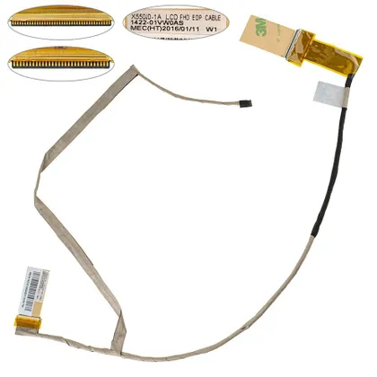 фото, Шлейф для ноутбука Asus (X550JD-1A, FX50) 30pin 40pin LED (1422-01VW0AS)