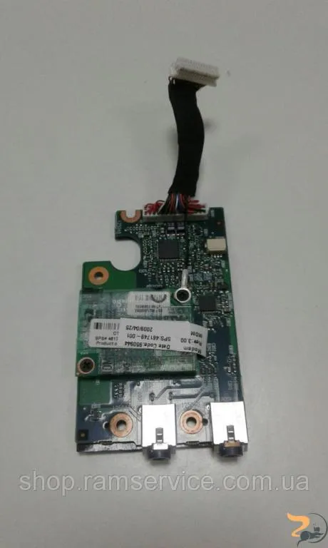 Плата з Audio роз'ємами для ноутбука HP Compaq 6530b, 6535b, 6735b, *6050A2213801, б/в Ціна