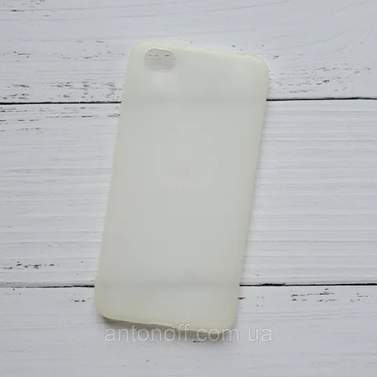 Чохол Xiaomi Redmi Note 5A для телефону силіконовий Білий Ціна