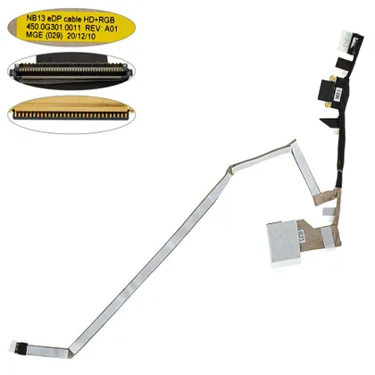фото, Шлейф матриці для ноутбука Dell (Latitude: 5300, E5300) 30pin LED (450.0G301.0011)