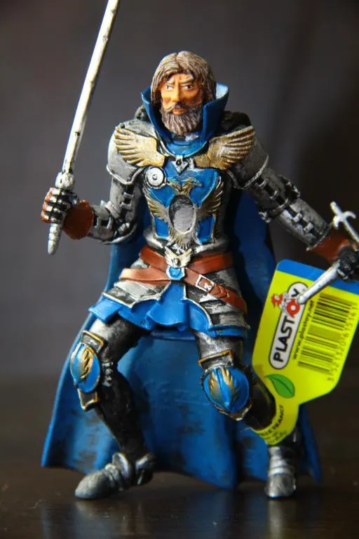 рыцарь с мечами 90-100мм PLASTOY Франция З аукціону