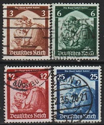 фото, 1935 - Рейх - Возвращение Саара Mi.565-68 _14.0 €