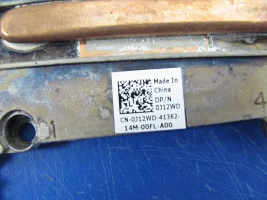 №200-31 система охолодження AT0FI002TC0 0J12WD для Dell Latitude E6520 оригінал Продаж