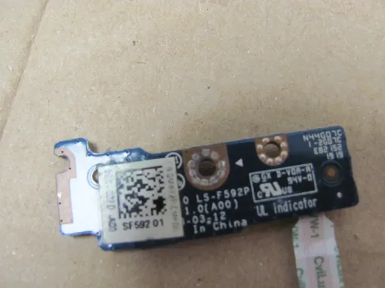 678-15 плата кнопки вкл 0MWF2P 0Y48T7 LS-F592P   для Dell Precision 7530 7540 M7540   оригінал Де купити