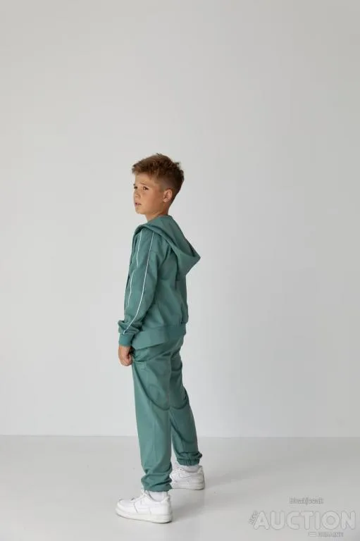 Дитячий спортивний костюм для хлопчика м'ята Де купити