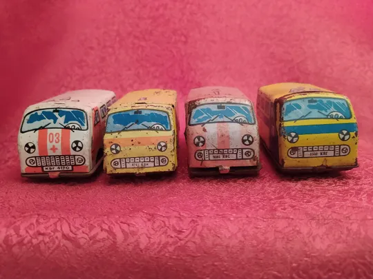 Четыре РАФ 977.Металл.Все службы:01,02,03,04. 60-е годы СССР. Ціна