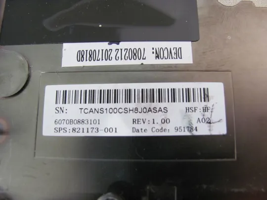 534-2 панель палмрест 6070B0883101 821173-001 для  HP Elitebook 840 G3 840 G4 оригінал Характеристики