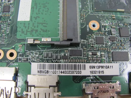 737-4 материнська плата SR343 i3-7100U 69N13PM10A11 для Acer TravelMate P2510 оригінал Характеристики