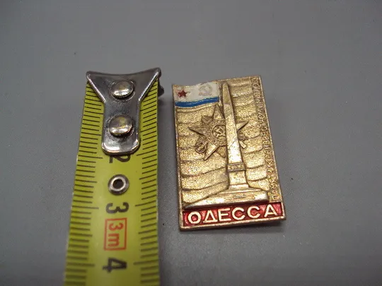 Знак город-герой Одесса памятник неизвестному матросу орден ОВ обелиск №16430 Ціна