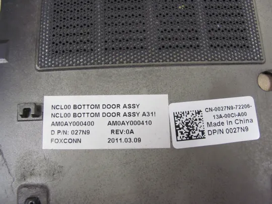 649-4 сервісна кришка 0027N9 AM0AY000410 для Dell Latitude E6410 оригінал Продаж