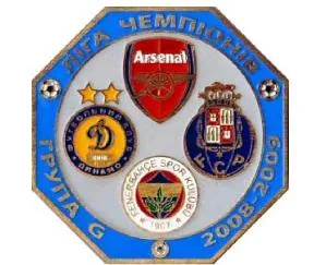 фото, группа G Лига Чемпионов 2008-09 Динамо Киев, Порто, Арсенал, Фенербахче