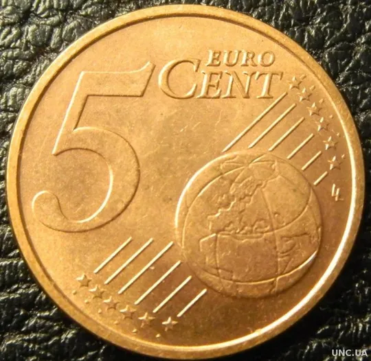 Купити 5 євроцентів 2002 Італія