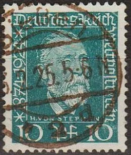 1924 - Німеччина - 50 років ВПС - Г.Стефан Mi.368 Ціна