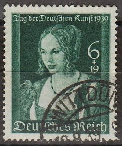 1939 - Рейх - День німецького мистецтва Mi.700 _13.0 € _гаш Ціна